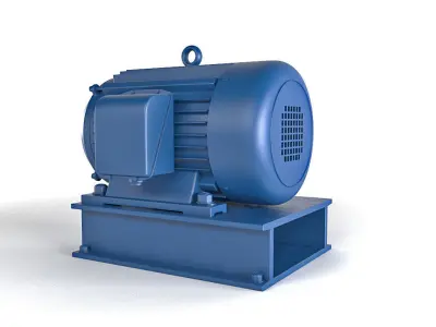 electric motor 3D model