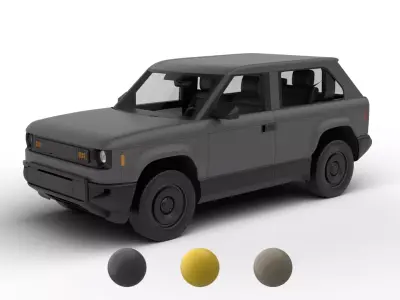 Slate Truck Fastback SUV 2027 3d model 3D model
