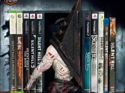 Silent Hill - Pyramid Head - Book Nook 3D print model