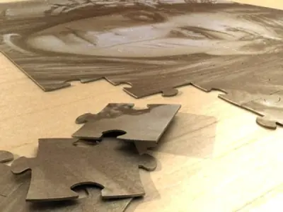 Jigsaw Puzzle 108 pieces 3D model