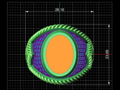 NEO MAN RING MODEL44 3D print model