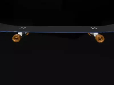 Low polySkate Free low-poly 3D model