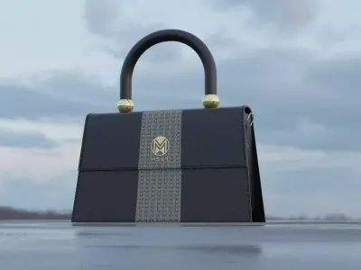 Stylish High-Detail Ladies Handbag 3D model