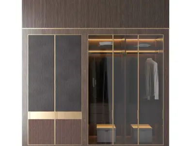 LUXURY - Wardrobe 01 3D model