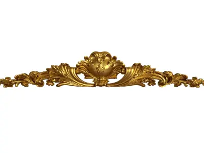 Classic decor ornament v-3D model 65 3D model