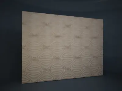 02 DECORATIVE WALL MOLD Low-poly 3D model