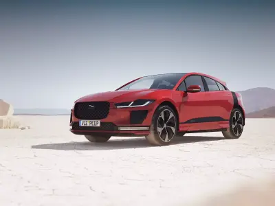 Electric SUV unbranded 3D model