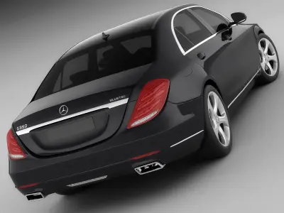 Mercedes S-class MY 2014 3D model