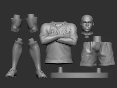  Kylian Mbappe 3D Printable 1 3D print model