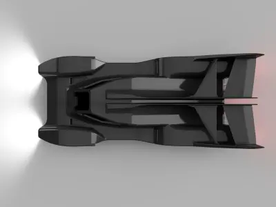 Armored Racer 3D print model