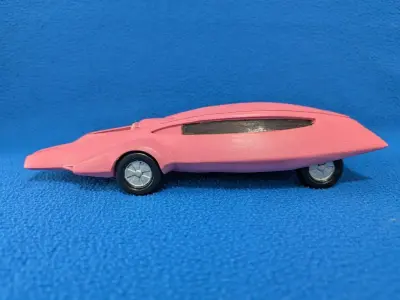 Coche de la Pantera Rosa Modelo 3D listo para imprimir 3D print model