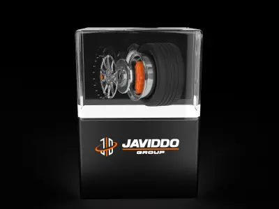 Car Wheel Rim  Tire Game-Ready PBR Low-poly 3D model