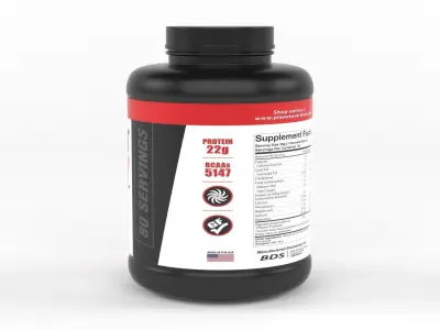 Protein Powder 3D model