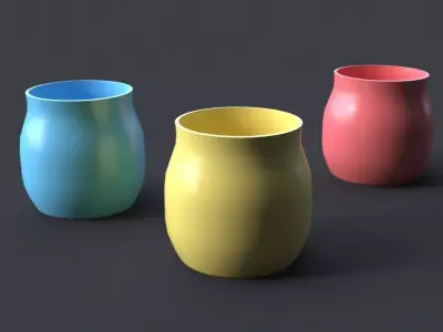 Plant Pot Holder 3D Print Model 12  3D print model