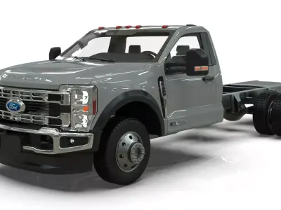 2024 F-600 Truck Chassis Blender 3D model