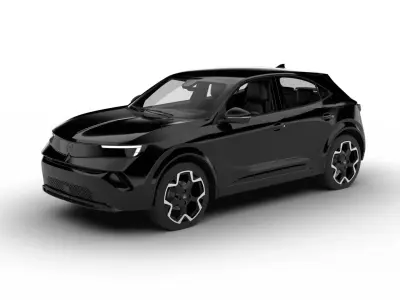 Opel Mokka Hybrid 2025 HQ 3d model 3D model