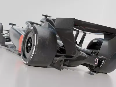 Audi Formula 1 team 2026 car 3D model