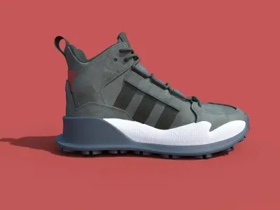 Adidas sneakers F1-3 LE 3D model
