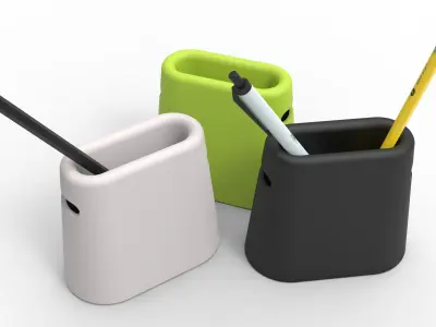 Small pen holder 3D print model Free 3D print model