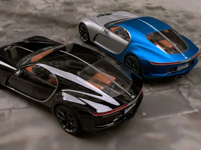 Bugatti Atlantic  3D model