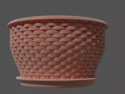 flowerpot cup 3D model