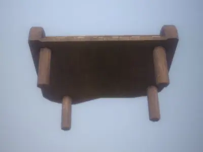 Low Poly Toy Piano PBR Low-poly 3D model