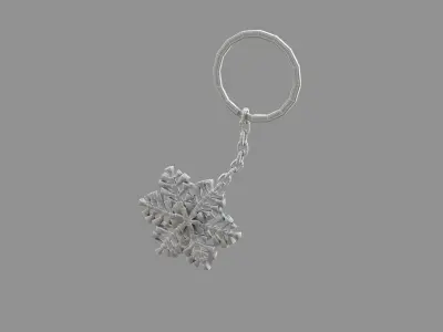 ice-star keychain collection 3D model