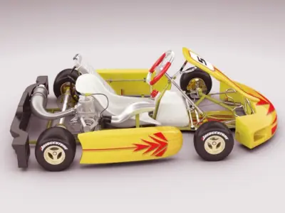 Go-kart go kart 3D model