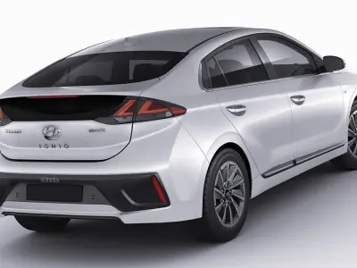 Hyundai Ioniq Hybrid and Electric 2020 3D model