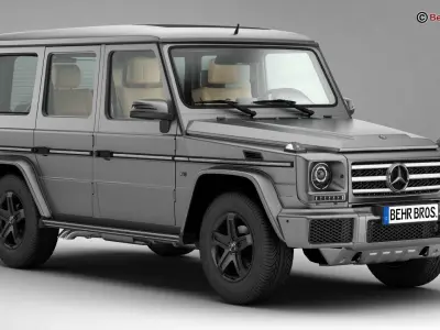 Mercedes G Class G500 2016 3D model