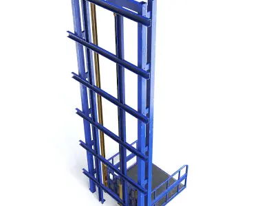 Industrial Elevator III 3D model