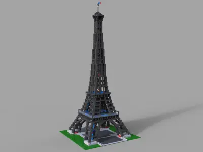Lego Tower Eifel  3D model