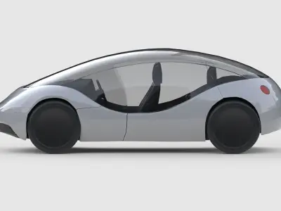 Futuristic Personal Micro EV 3D model