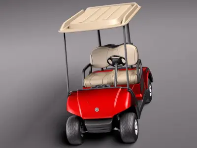Yamaha Golf Car G29E 2011 3D model