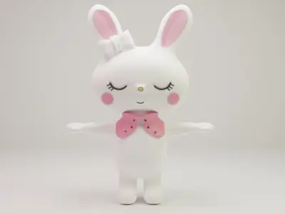 Cute Bunny 3D model purchase