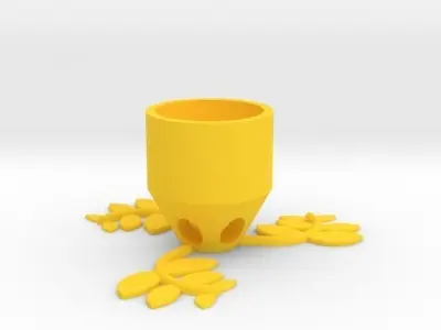 Small Plant Pot - medium Free 3D print model