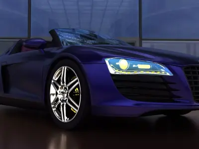 Audi R8 SUPERCAR 3D model