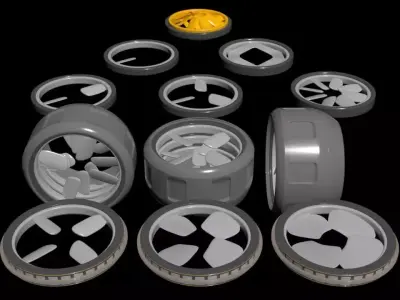 Modular - Rim Driven - Electric Thruster 02 - Concept 3D print model