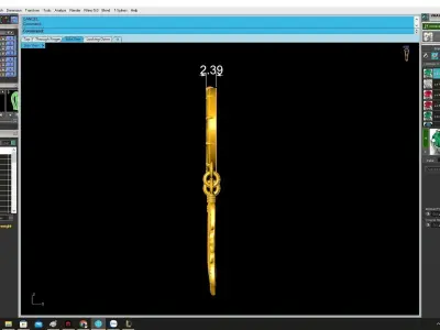 Luxury Dreamcatcher Feather Pendant Jewelry Design 4202 3D print model