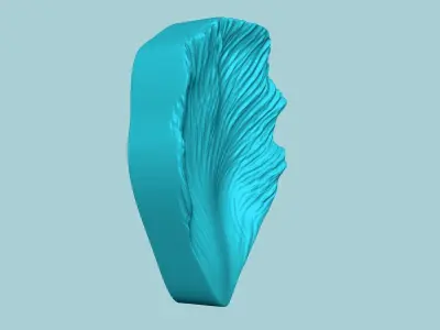Tulip Flower Petal 03 - Moulding Artificial Craft 3D print model