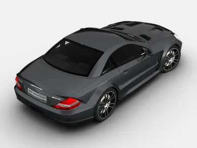 Mercedes Benz SL65 AMG Black Series 3D model