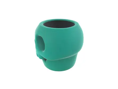  Cute Skull Planter Pot Halloween Decoration 3D print model