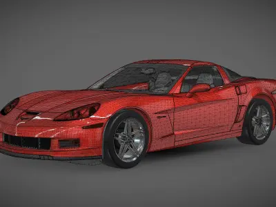 Chevrolet Corvette C6 - 2005-2013 3D model