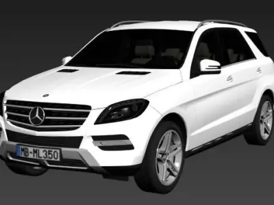 Mercedes Benz ML Class 2013 3D model