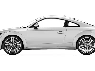 Audi TT Coupe 2019 3D model