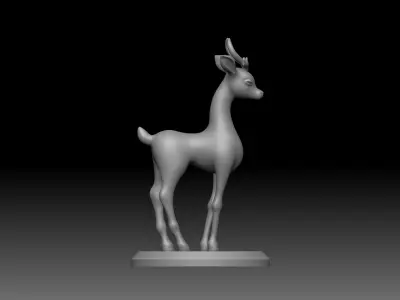 Deer Baby 3d Print model for home decor 3D print model