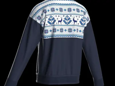 Christmas Male longsleeve 3D model