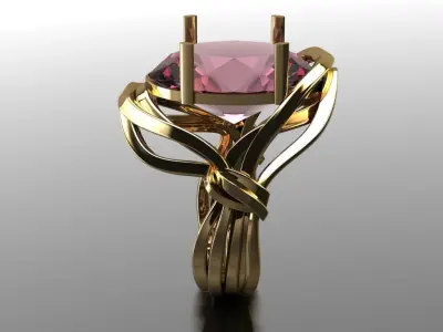 antique ring for women  3D print model