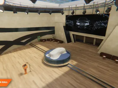 Exhibition hall - showroom 3D model