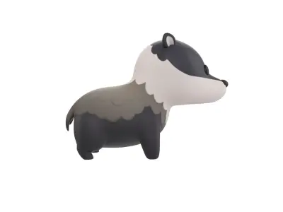 Character293 Badger 3D model